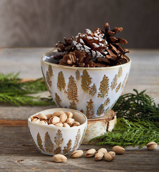 Aspen Bowl Multi Stoneware Christmas