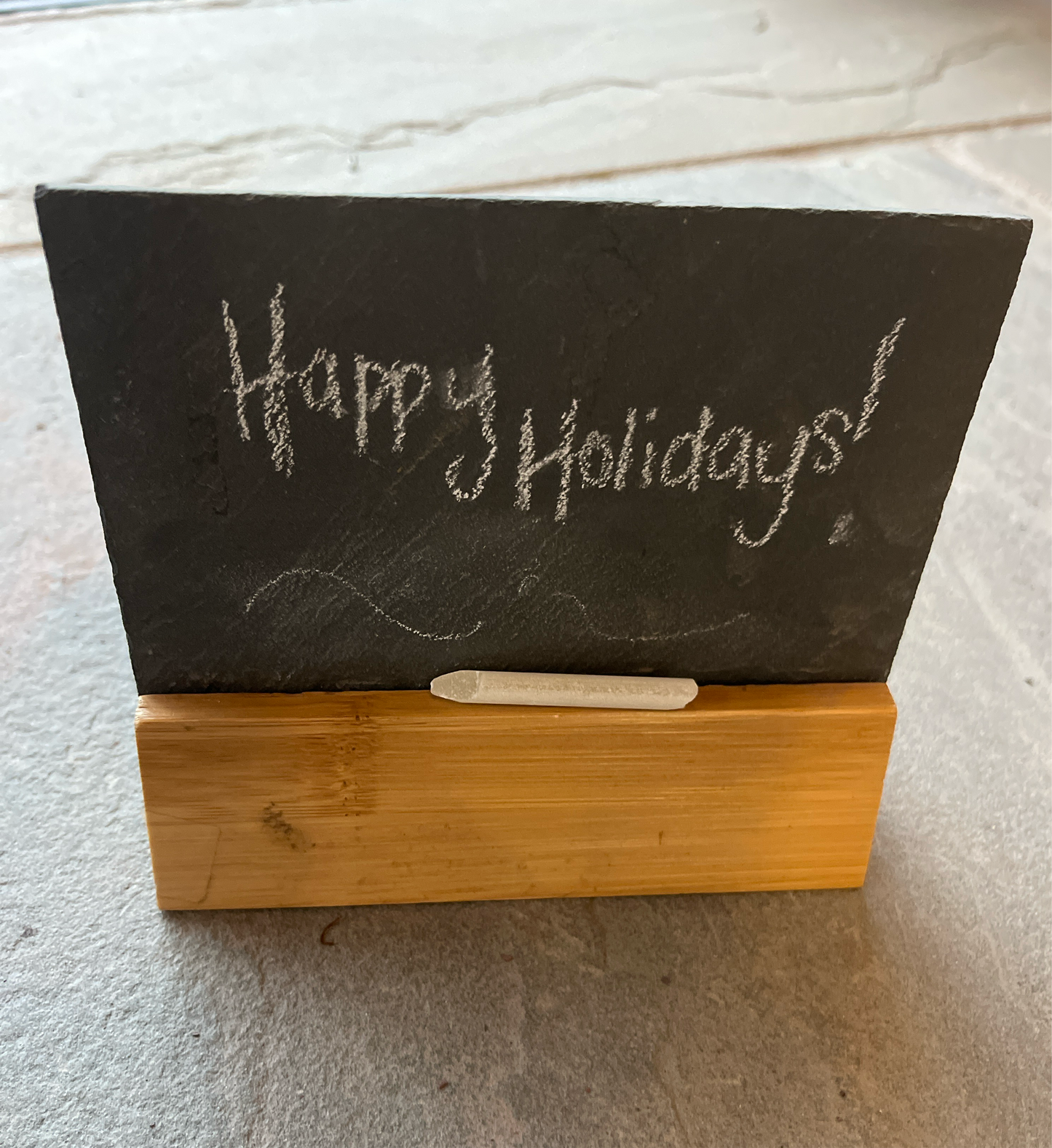 Slate Place Card W/chalk