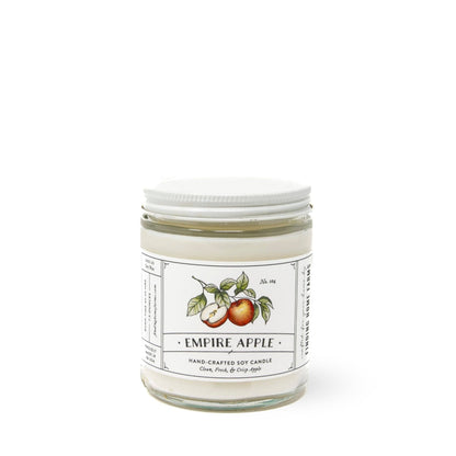 Soy Candle, Empire Apple, Fresh & Light Scent for Fall