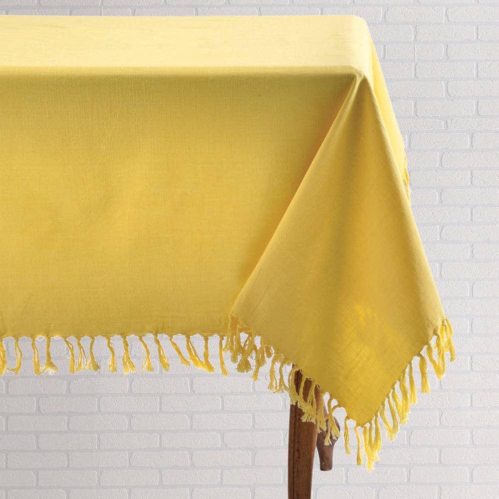 Abby Yellow Tablecloth