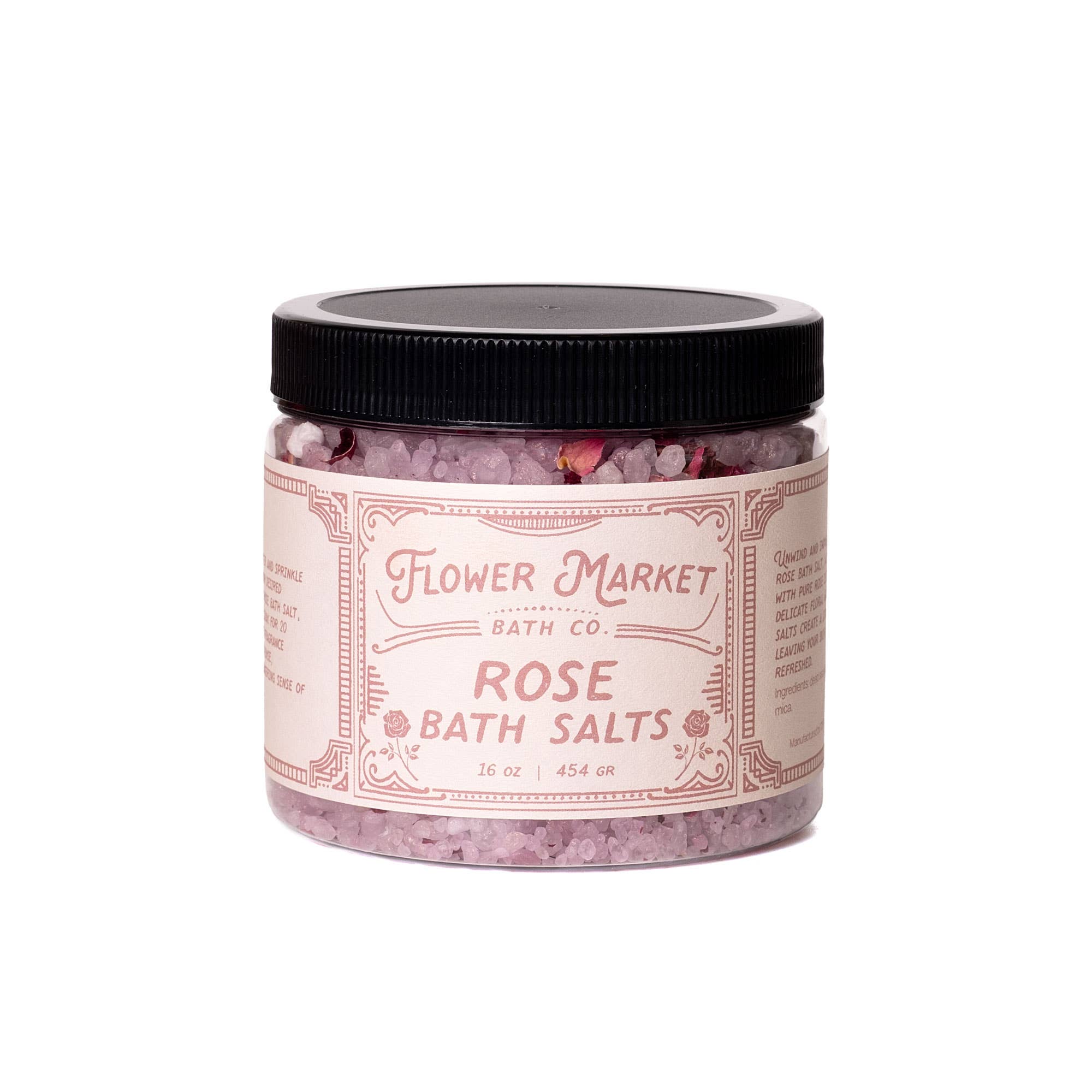 Rose Bath Salt – Relaxing Blend with Essential Oil 16 oz – Mandy Spring ...