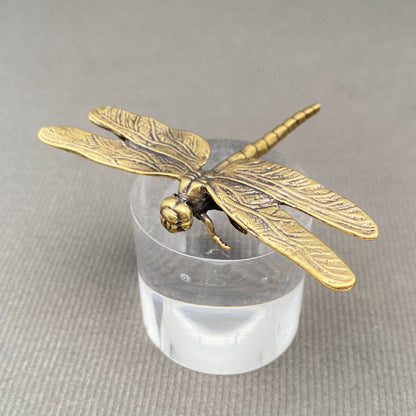 Brass Dragonfly Crafts Desktop Ornaments Decoration