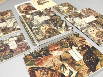 Pocket Art Journal  - Owls