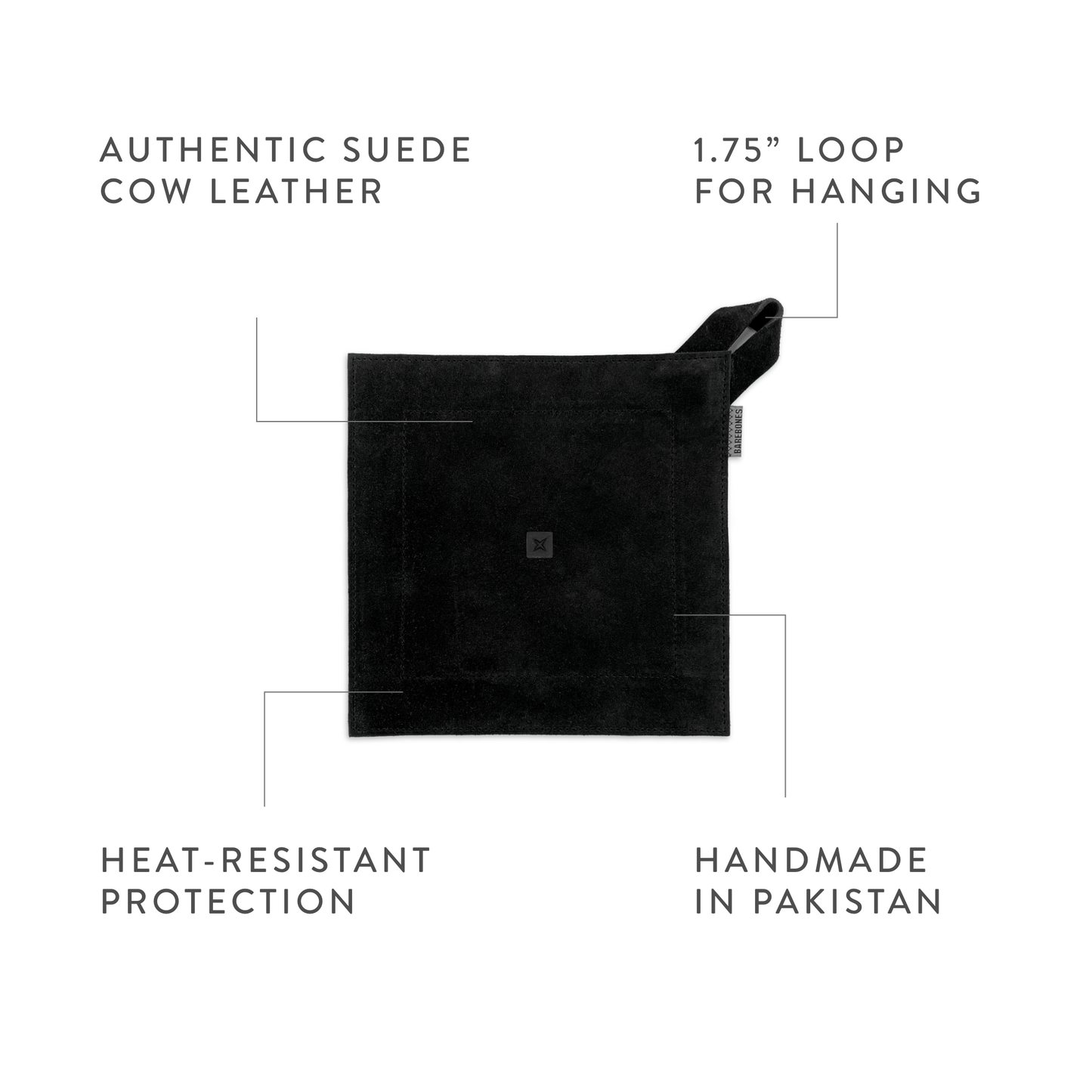 Suede Leather Hot Pads