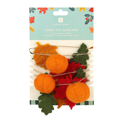 Fall Felt Leaf Garland