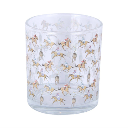 Watercolor Horses Pattern Rocks Glass