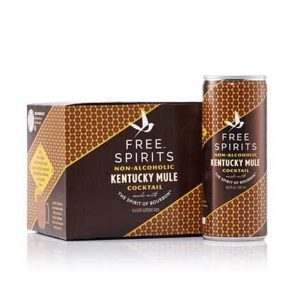 Free Spirits Kentucky Mule (4-Pack) | Non-Alcoholic Cocktail