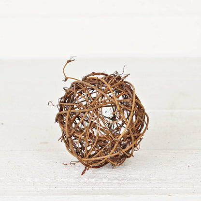 Grapevine Twig Ball-Brown 4"