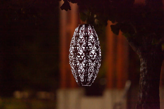 Stella Wildflower Pod Solar Lantern - Blush