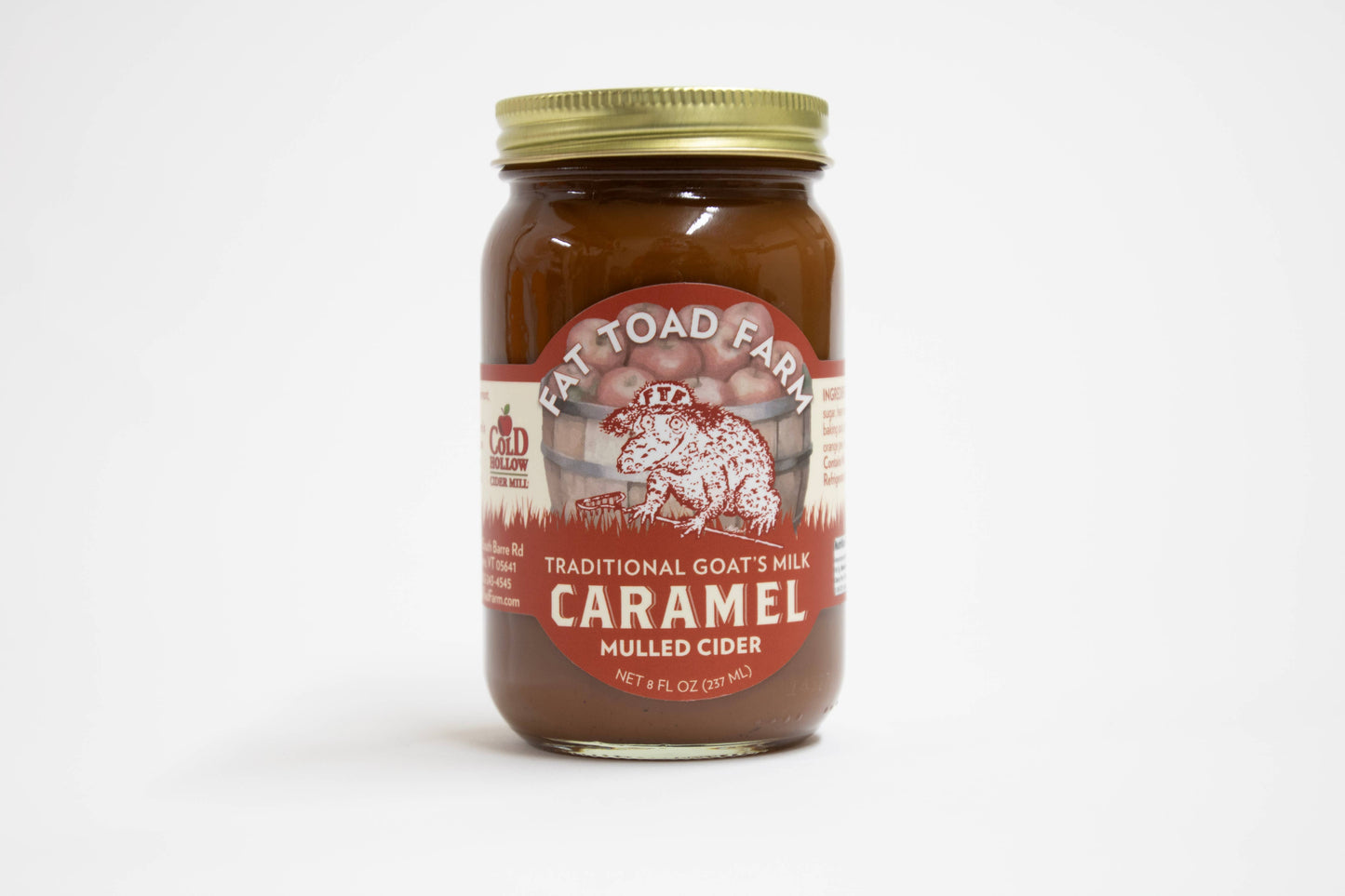 8oz Mulled Cider Goat's Milk Caramel (Cajeta)