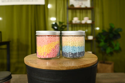 10 oz Glass Wicked Jar with Lid - DIY Candle Bar