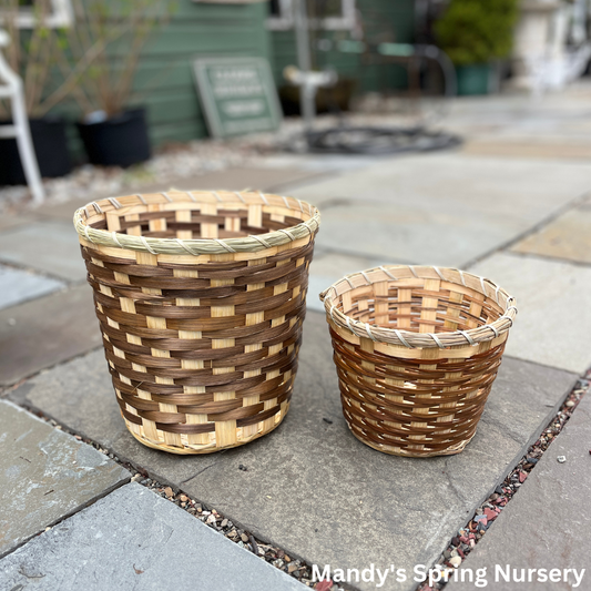 Wicker Basket Planter