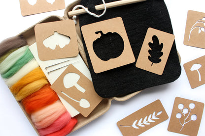 Fall Banner Felting Kit 8"x 8"