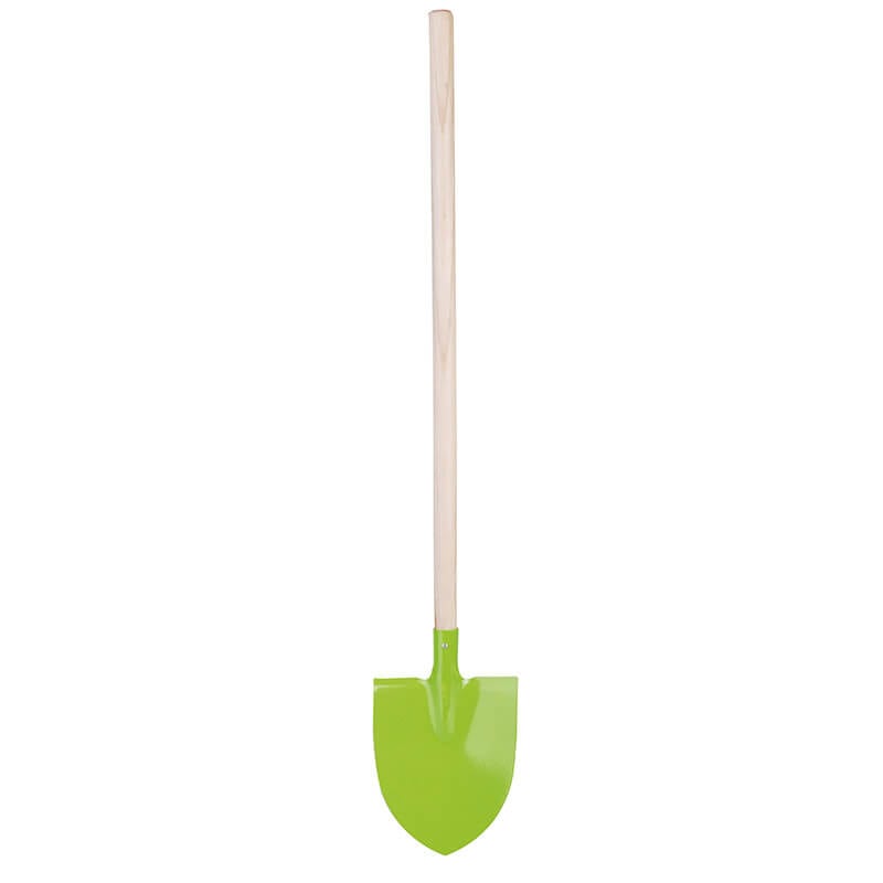 Children's Shovel, Metal, Green