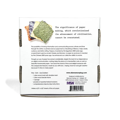 Paper Making Kit - DIY Recycled Handmade Paper Craft