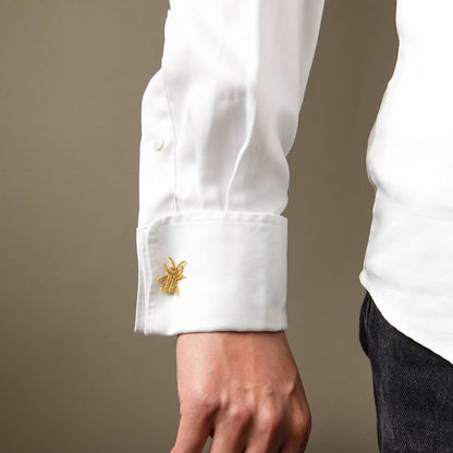 Golden Embroidered Brooches