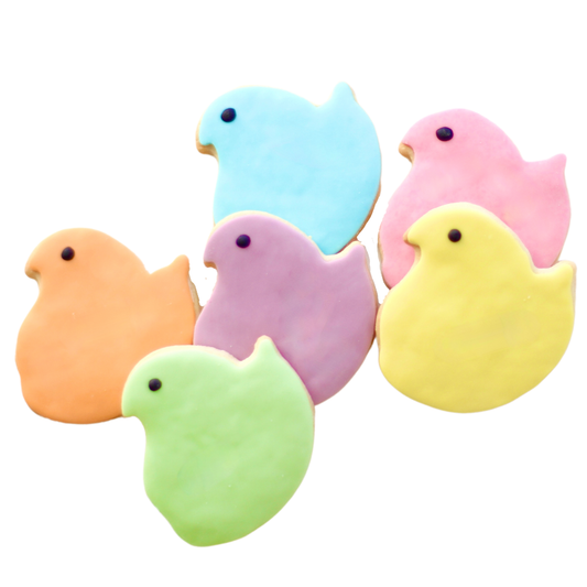 Pastel Chick Cookies