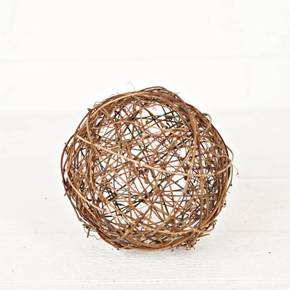 Grapevine Twig Ball-Brown 6"