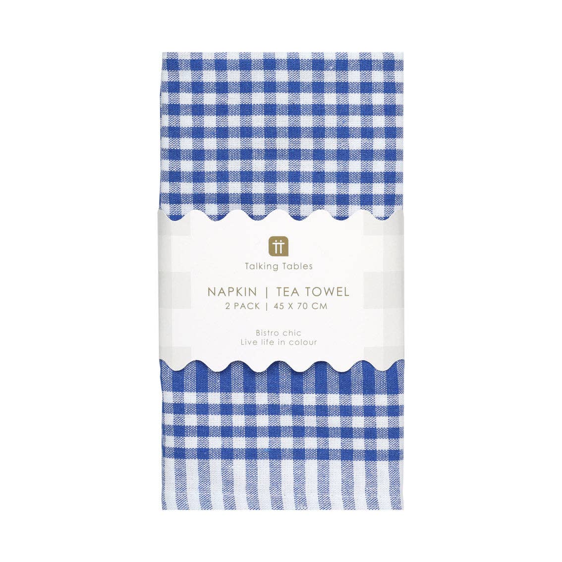 Blue Gingham Napkins