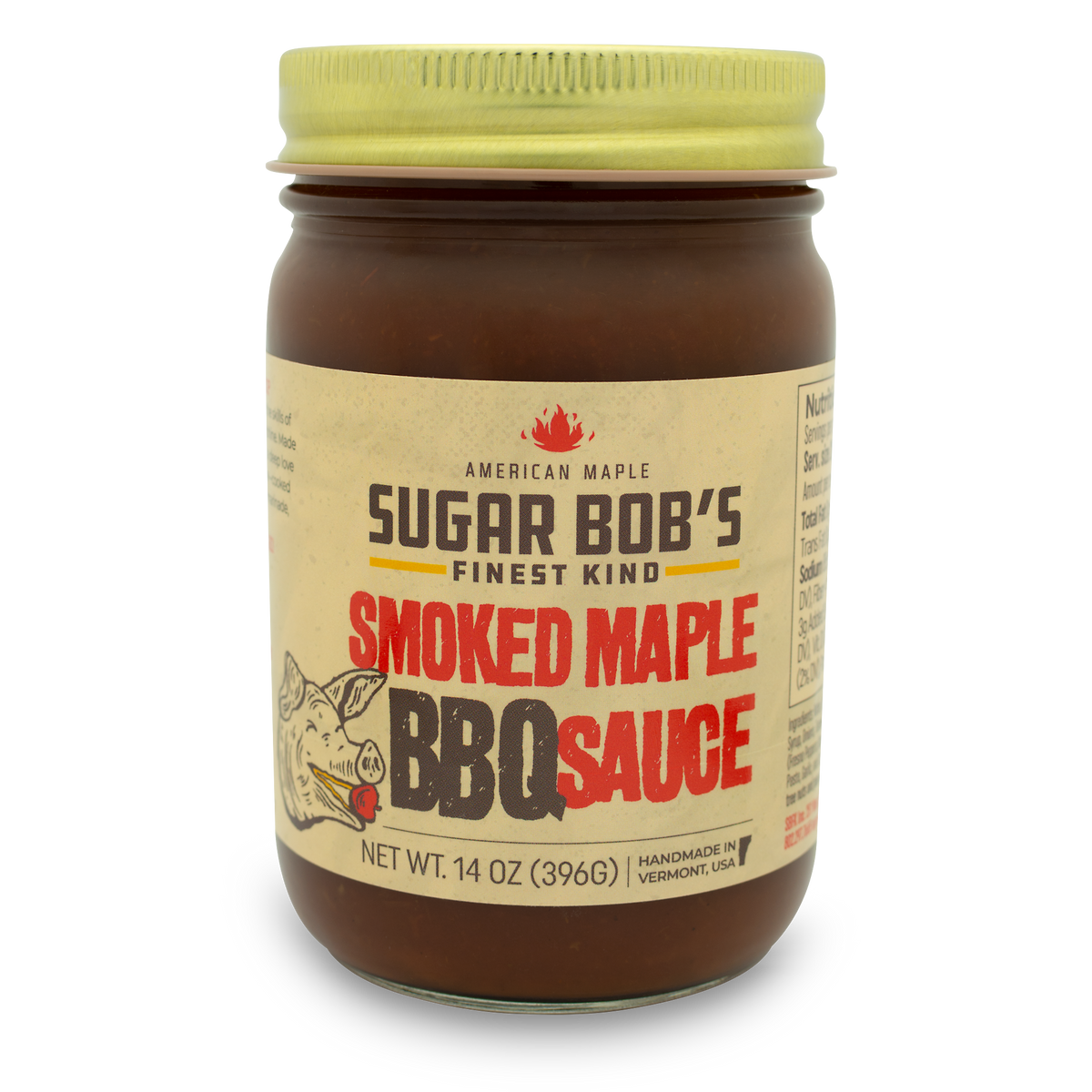 Smoked Maple BBQ Sauce NET WT. 14oz