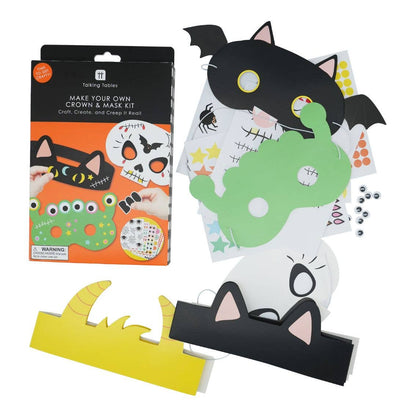 Halloween Masks & Headband Kit
