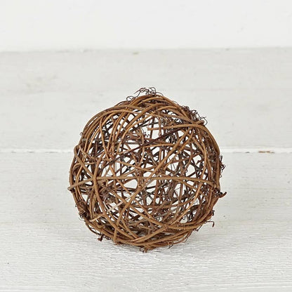 Grapevine Twig Ball-Brown 4"