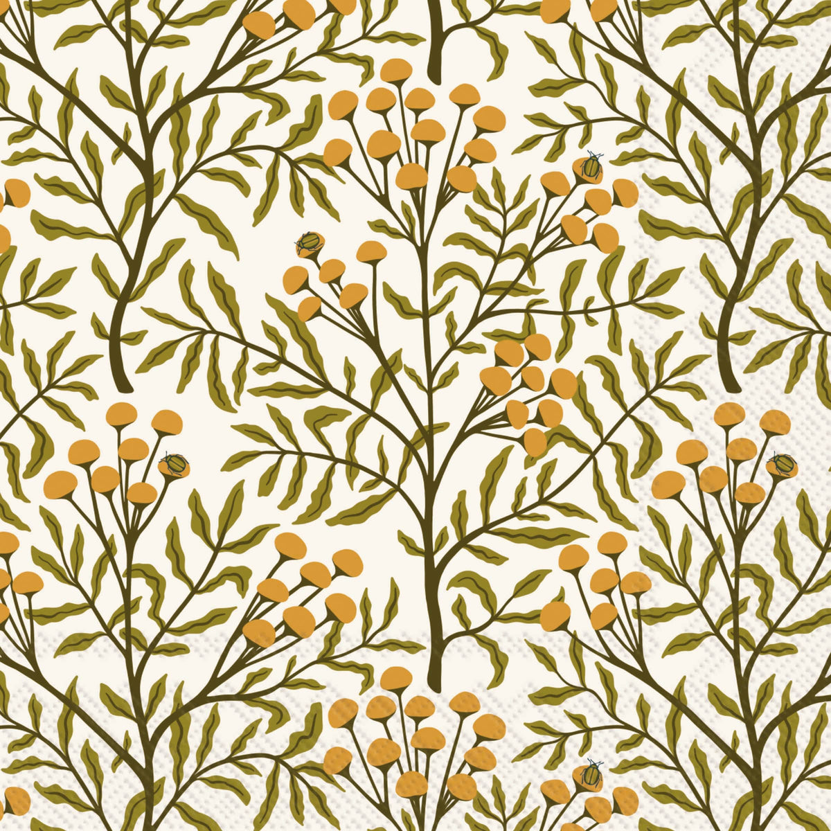Autumn Acorn Tansy Paper Lunch Napkins 20 ct Fall