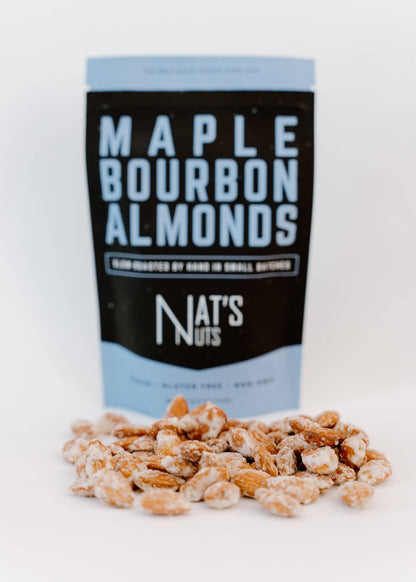 Maple Bourbon Almonds | 12-Count Gourmet Roasted Nuts
