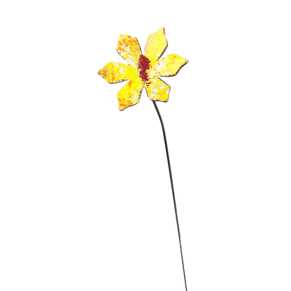Medium Copper Enamel Flowers