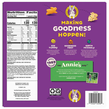 Annie's Organic Bunny Snack Variety Pack, 1 oz, 36 ct