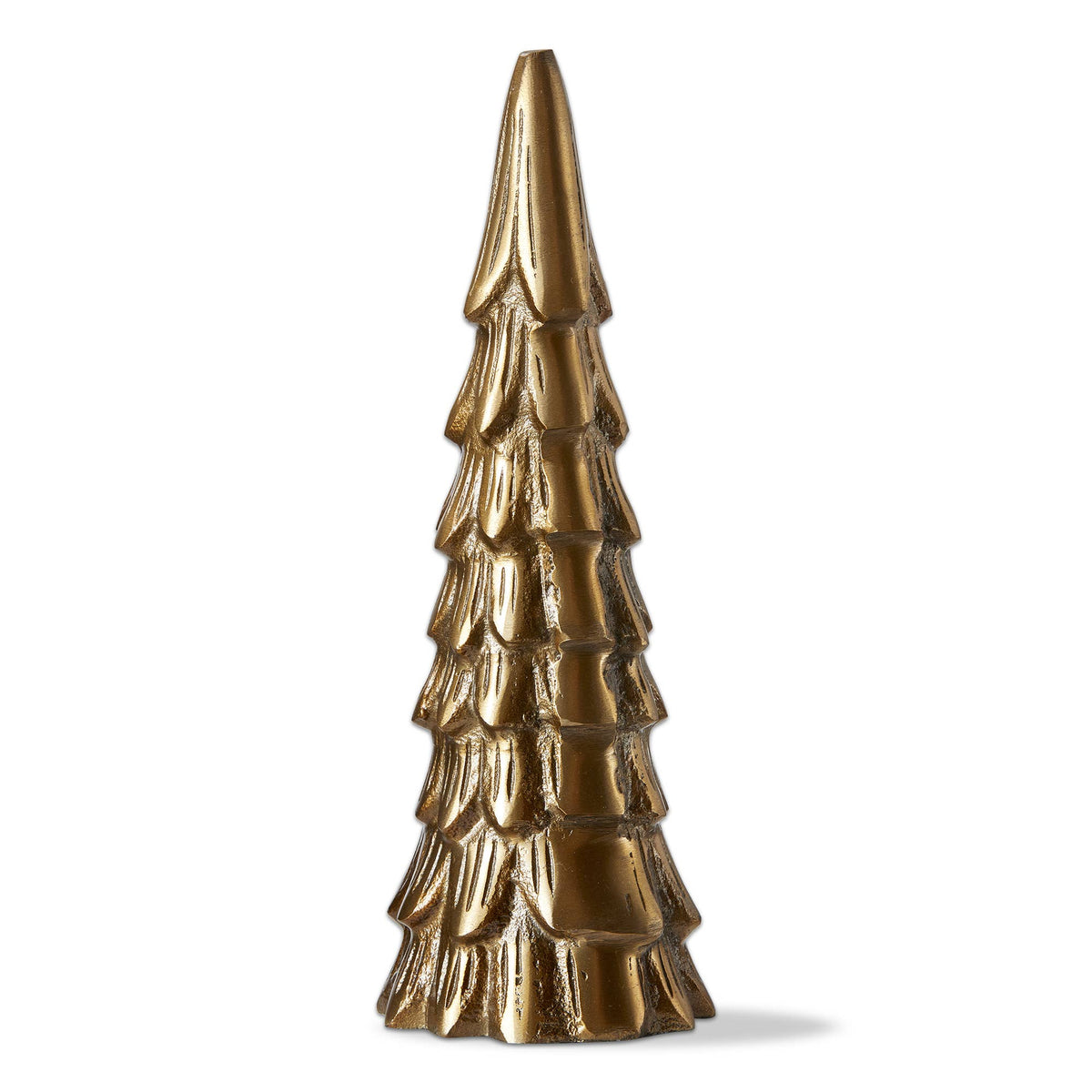 Cast Aluminum Tree Decor Large Antique Brass Christmas