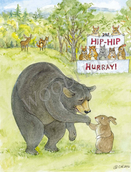 #508 - Hip-Hip Hurray Notecard