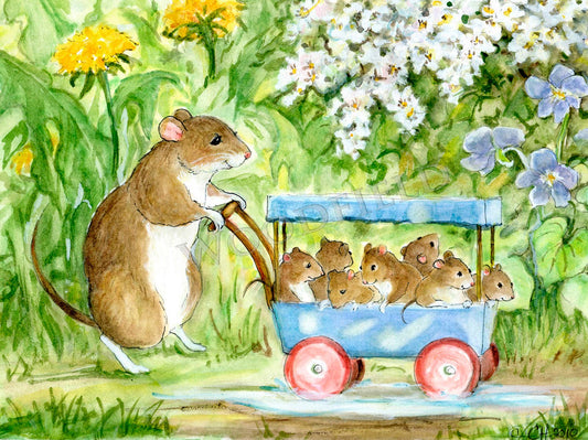 #20 - New Babies Walk Notecard