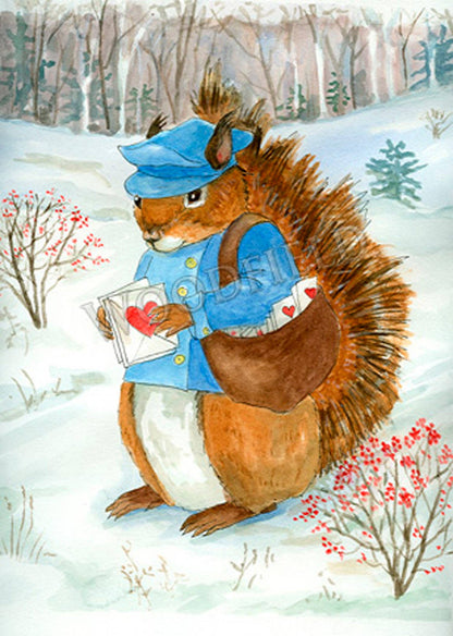 #762 - Horton's Mail Notecard