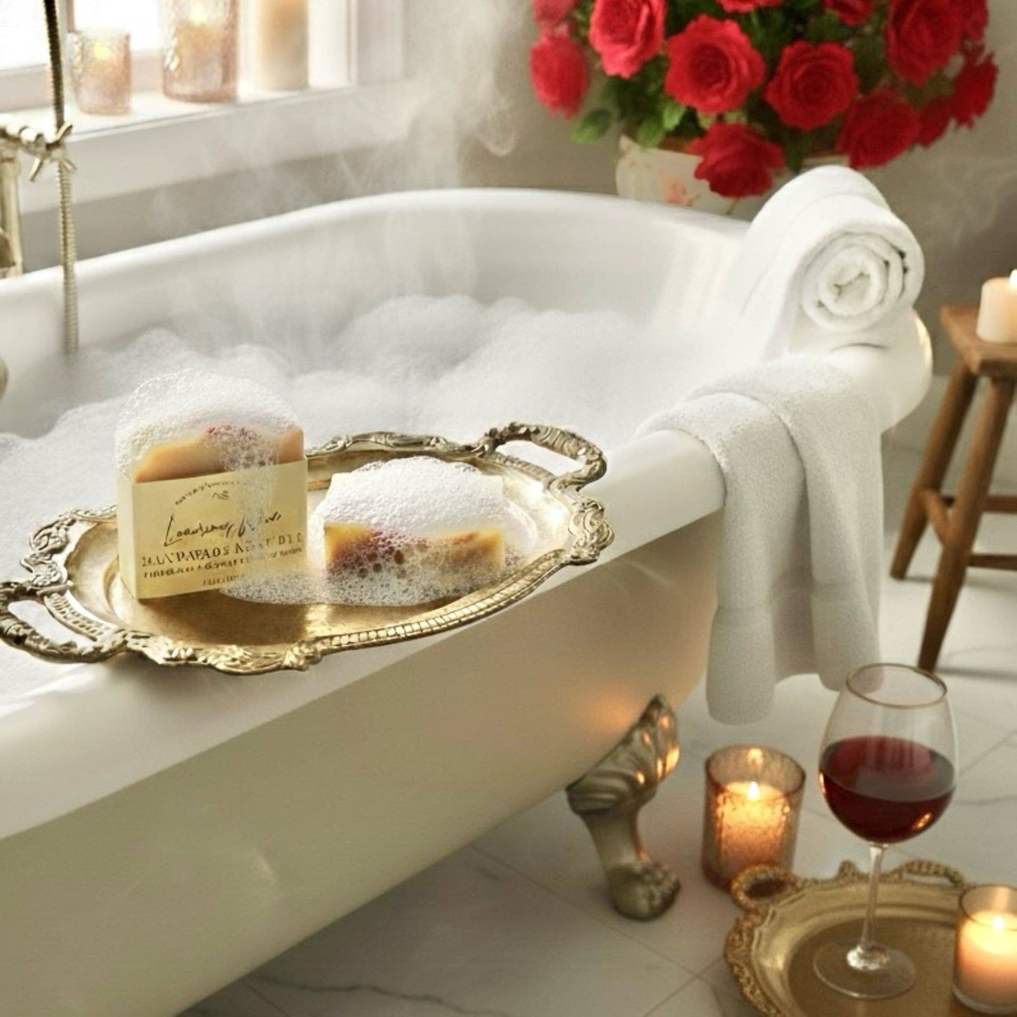 Red Wine Handmade Soap Bar VEGAN COLD PROCESS