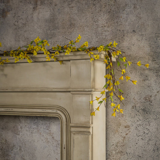 5' YELLOW FORSYTHIA GARLAND