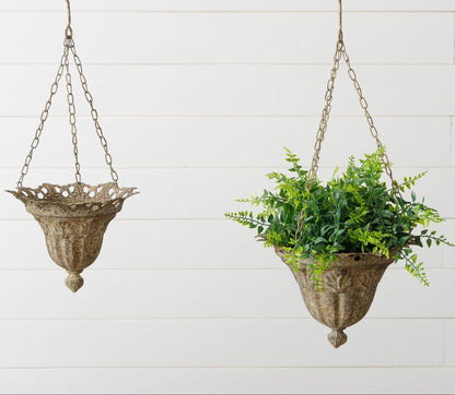 Iron Hanging Planters