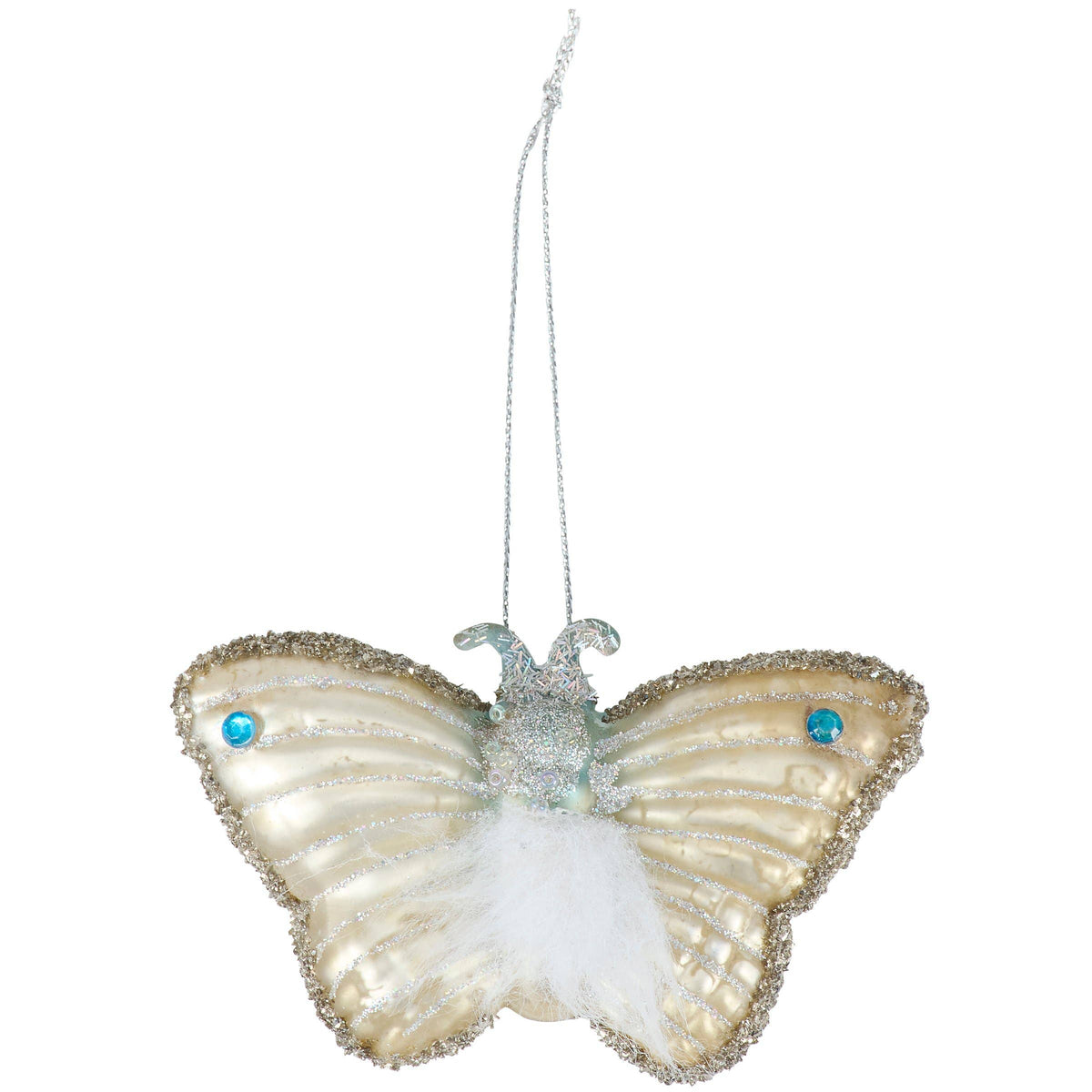 Glass Moth Ornament