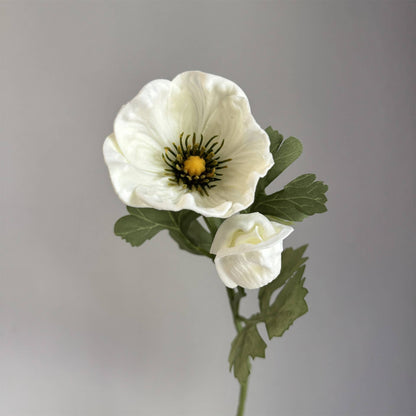 20''T PU Soft Touch Faux Anemone Flower, Sinlge Stem Anemone