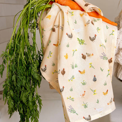 Chicken Meadows Kitchen Towel