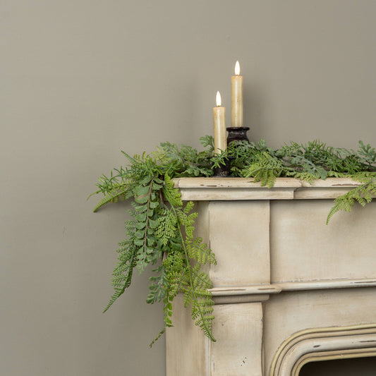 6' SOFT TOUCH MIXED FERN GARLAND