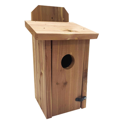 Mounted Cedar Blue Bird House – Amish Made (1.5" opening)