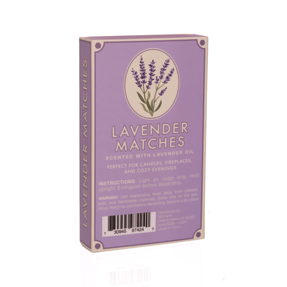 Lavender Scented Matches, Long (3.78")