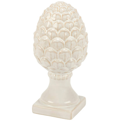 Pedestal Pinecone Figurine
