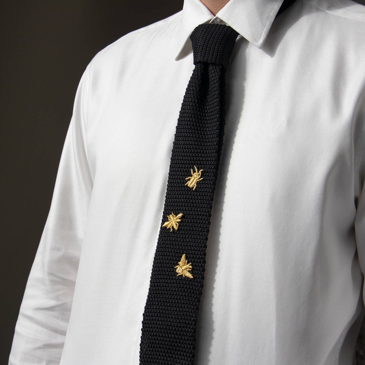Golden Embroidered Brooches