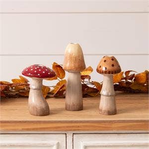 Mushroom Bud Vases