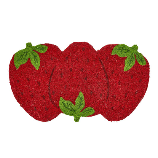 Strawberry Non-Slip Coir Mat Multi Summer
