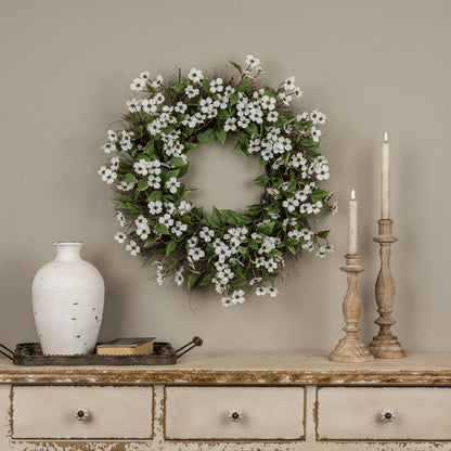 24" DOGWOOD WREATH