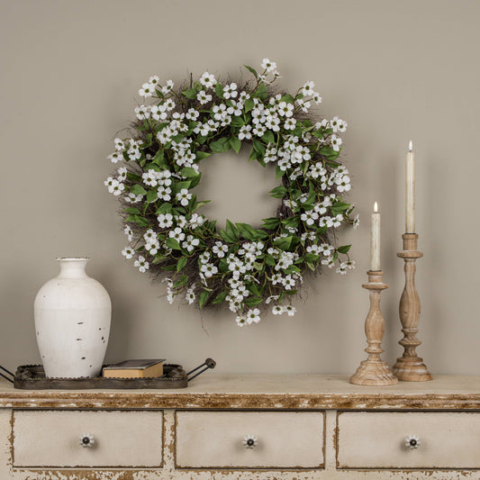 24" DOGWOOD WREATH