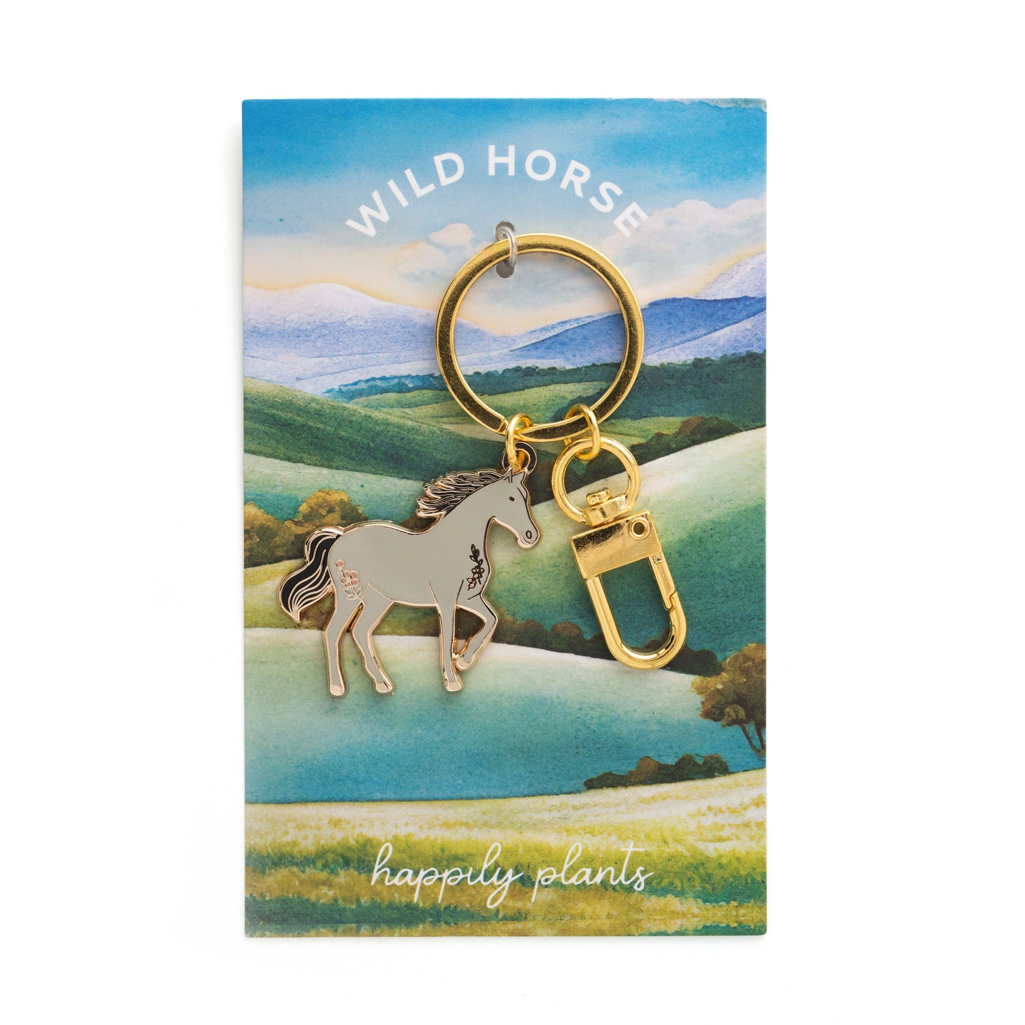 Horse Keychain & Bag Charm, Animal Western Cowgirl Gift